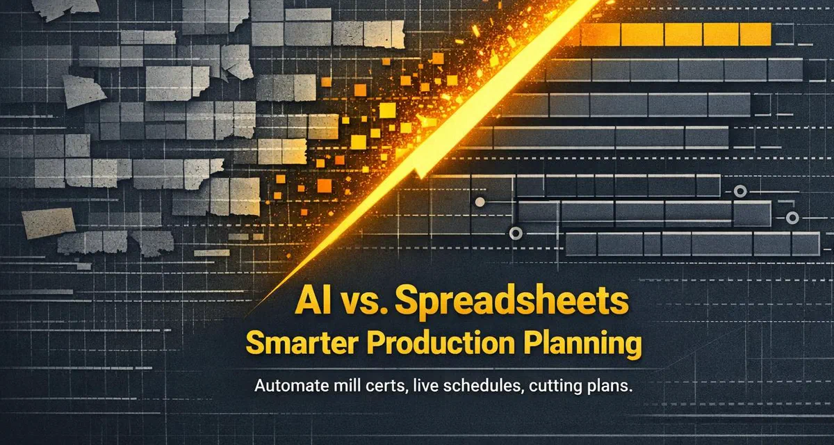 AI vs. Spreadsheets: Smarter Production Planning