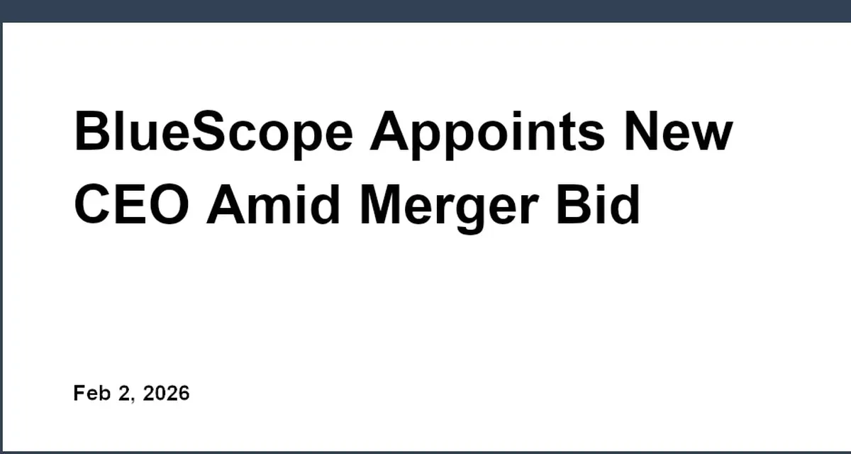 BlueScope to Low-Ball Bidders: 'Try Harder'