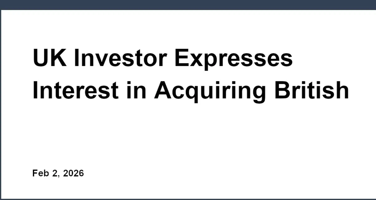 Another Suit Wants to Buy British Steel