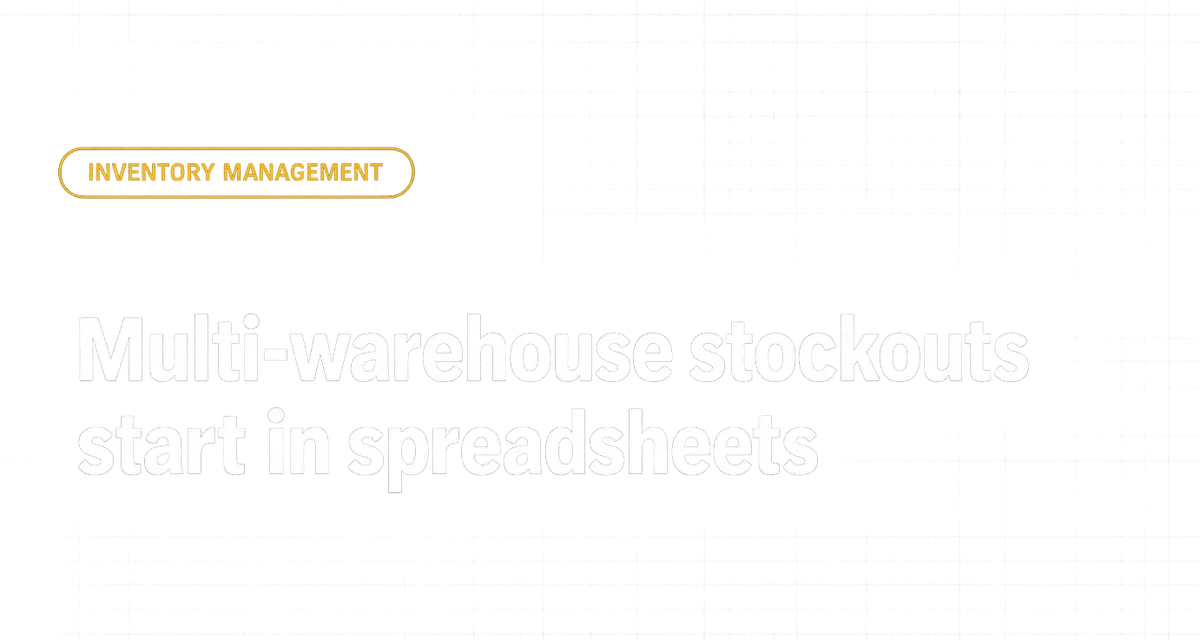 ERP vs Spreadsheets: Multi-Warehouse Inventory for Metals