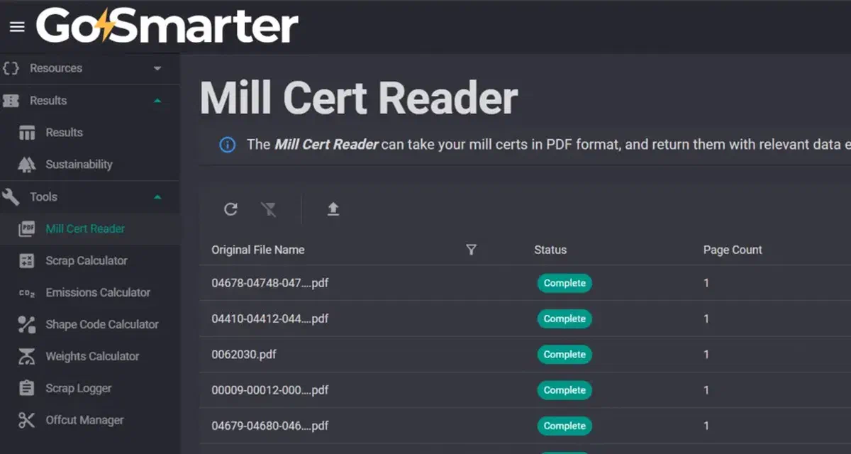 MillCert Reader Saves 10 Hours Monthly for Production Teams